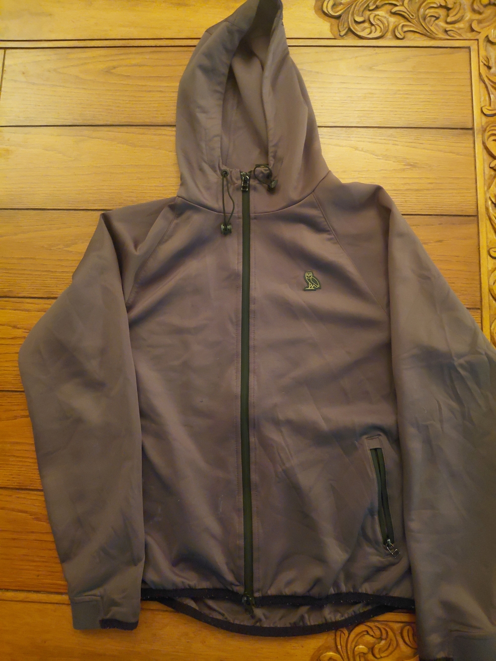 OVO Men's Hooded Zip Jacket - Gray